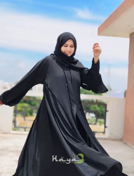 Classic Black Sparkle Abaya
