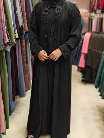 Korean nida coat abaya - Image 3
