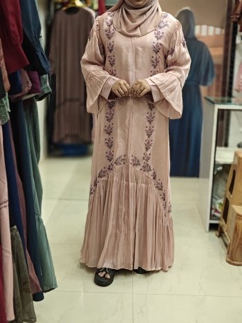 Organaza coat model with dmc stone abaya - Image 7