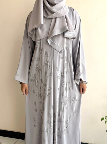 Korean nida fabric stone with crystal work - Image 3