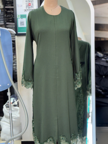 Zoom layes  work abaya - Image 2