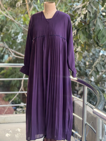 Georgette fabric aaliya cut abaya - Image 4