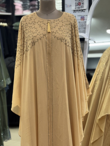 Ferrari chiffon stone kafthan abaya - Image 4
