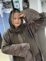 Zoo zoo stone work abaya - Image 3