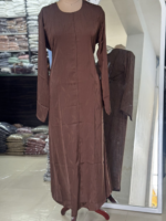 Zoom self printed abaya