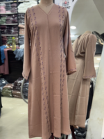 Tik tok stone with crystal abaya - Image 2