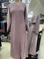 Tik tok stone with crystal abaya - Image 6