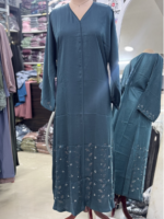 Tik tok stone with crystal abaya - Image 9