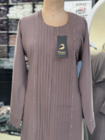 Kazaki pleated abaya - Image 4